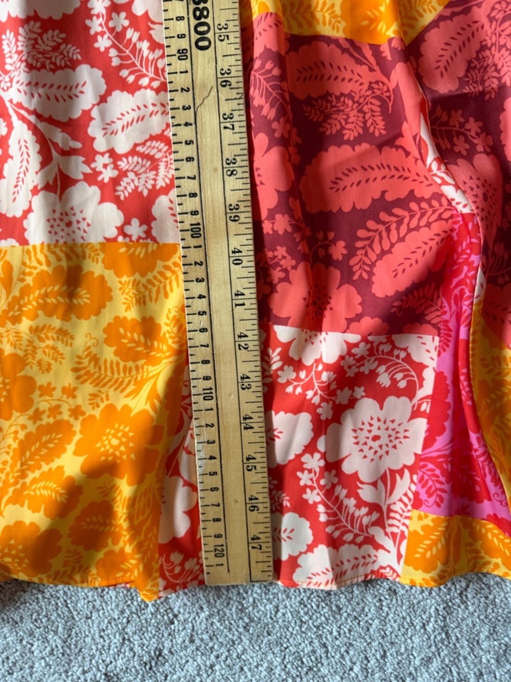 Ann Taylor Patchwork Floral Maxi Dress Size Small - Picture 8 of 9